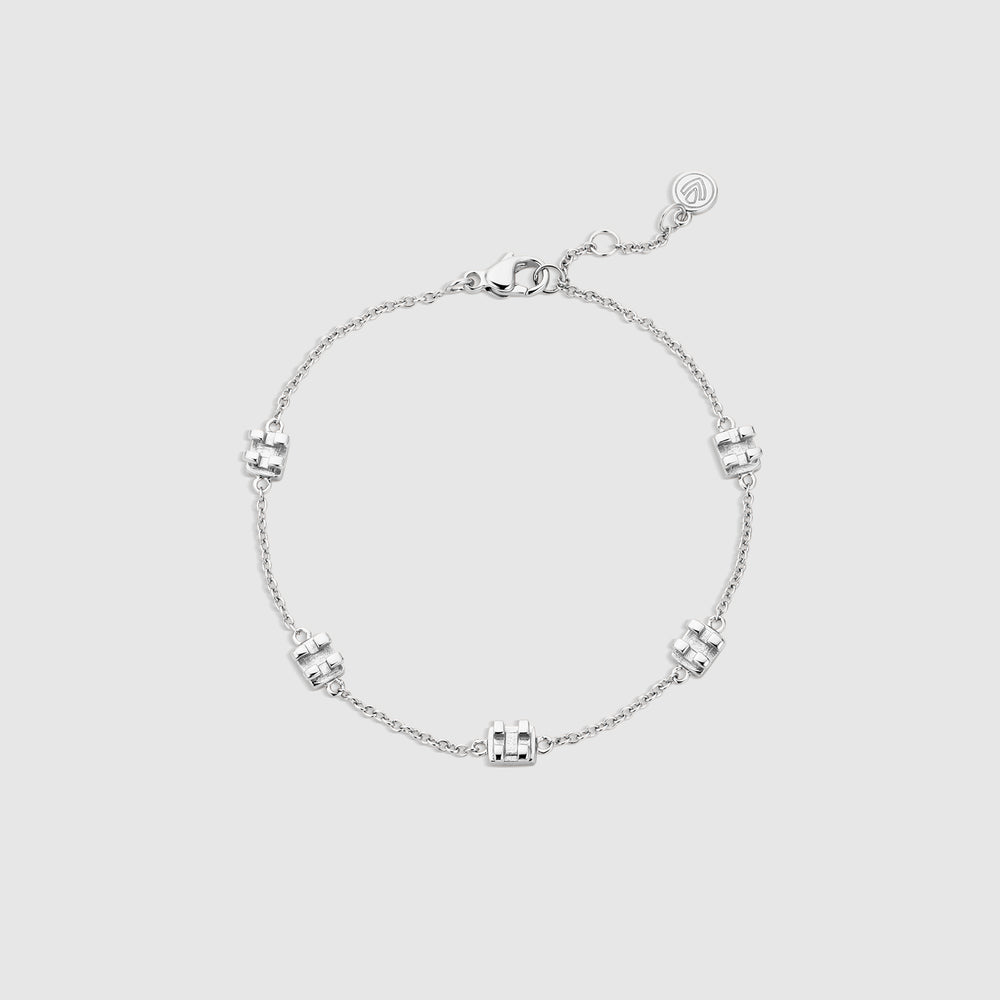 Silver Orthodontic Braces Bracelet