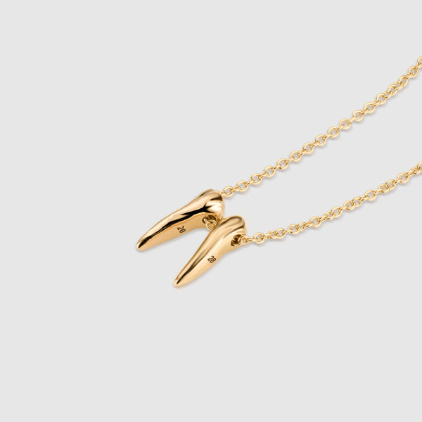 Gold Graduation Year 2028 Tooth Necklace