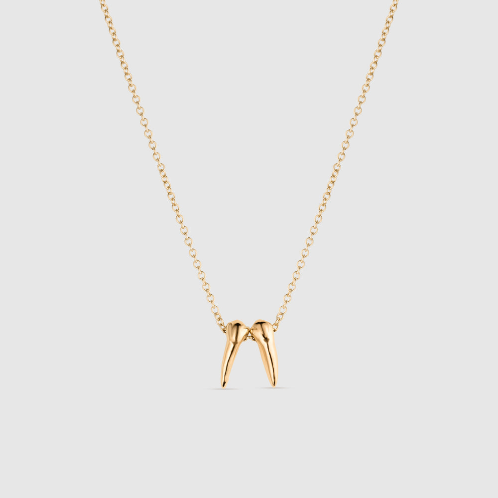 Gold Graduation Year 2028 Tooth Necklace