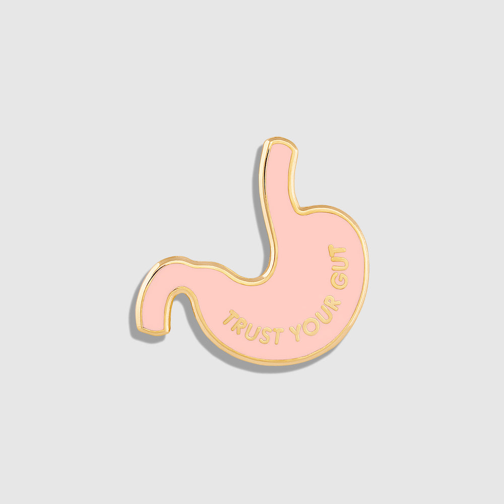 Trust Your Gut Enamel Pin