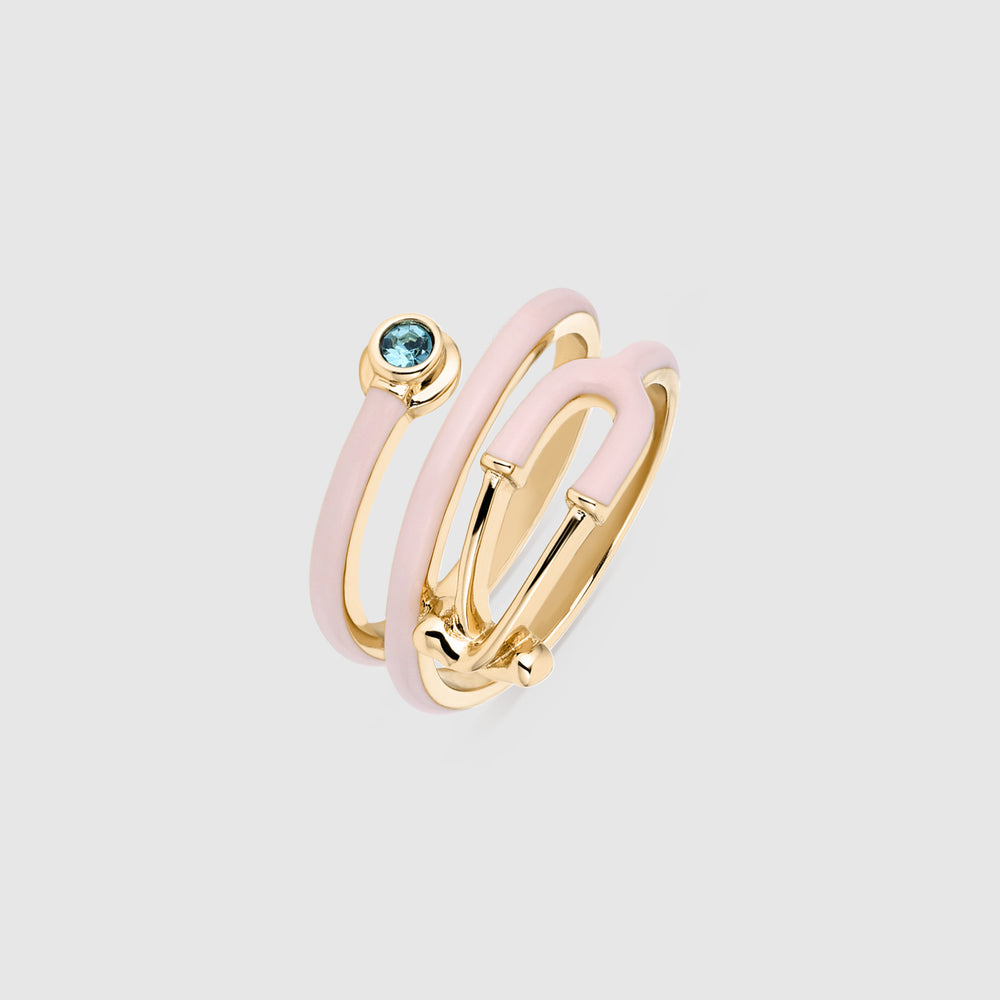 Bold Stethoscope Ring - Fight Club Pink