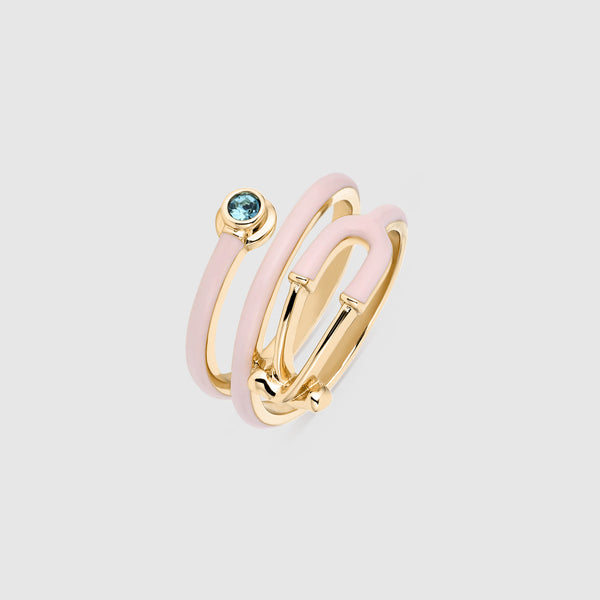 Bold Stethoscope Ring - Fight Club Pink