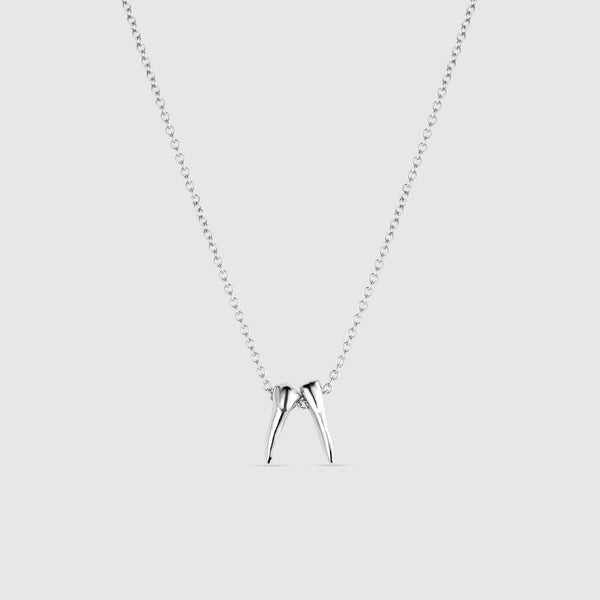 Silver Graduation Year 2026 Tooth Necklace
