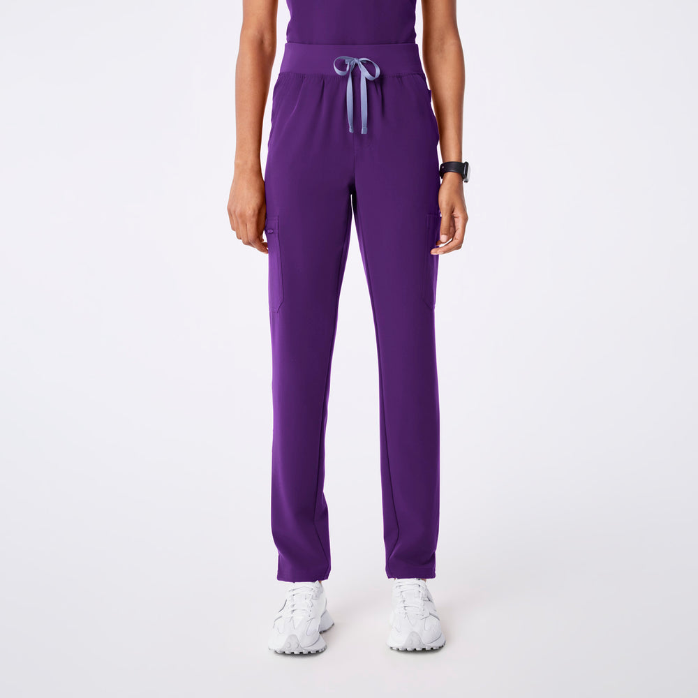 Women's Digital Grape Yola High-Rise Slim  -  Scrub Pant™