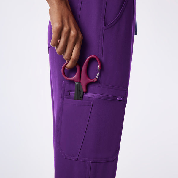 Women's Digital Grape Yola High-Rise Slim  -  Scrub Pant™