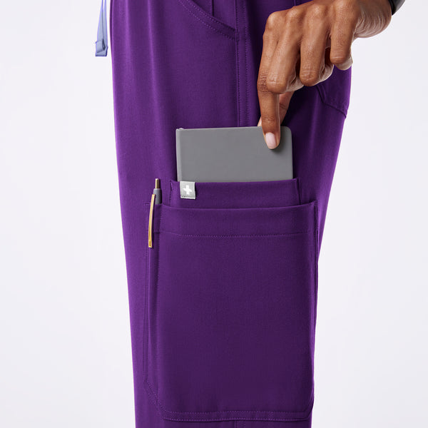 Women's Digital Grape Yola High-Rise Slim  -  Scrub Pant™