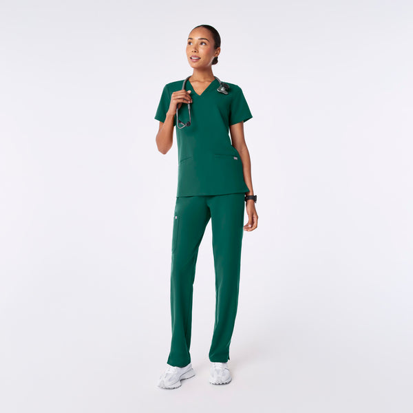 Women's Hunter Green Casma -  Scrub Top™
