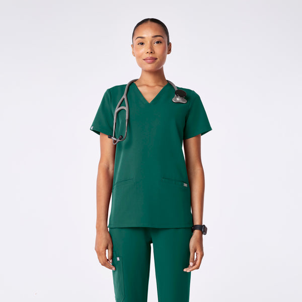 Women's Hunter Green Casma -  Scrub Top™