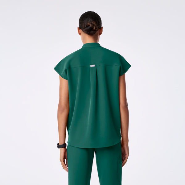 Women's Hunter Green Rafaela - Oversized Scrub Top™