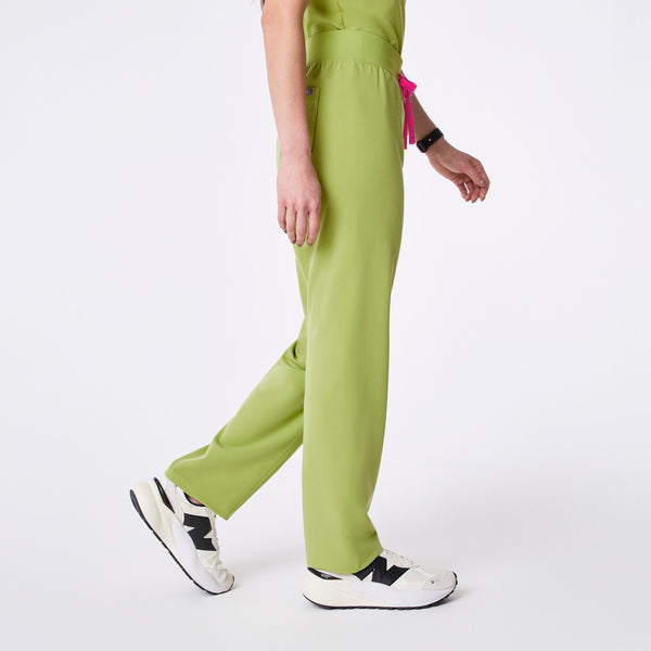 Women's Matcha Livingston High-Rise- Petite Straight-Leg Scrub Pant™