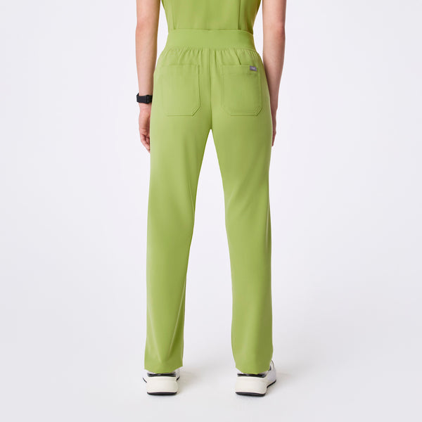 Women's Matcha Livingston High-Rise- Petite Straight-Leg Scrub Pant™