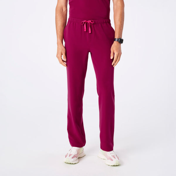 Men's Dark Magenta Pisco - Straight-Leg  Scrub Pant™