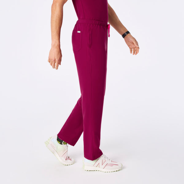 Men's Dark Magenta Pisco - Straight-Leg  Scrub Pant™