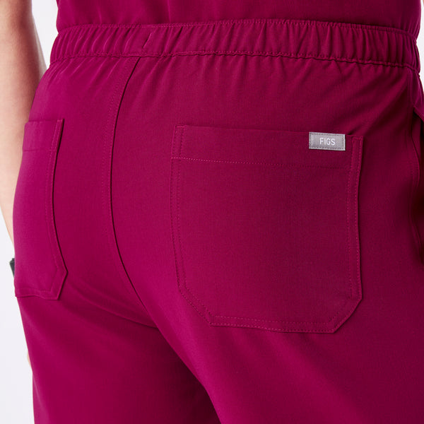 Men's Dark Magenta Pisco - Short Straight-Leg  Scrub Pant™