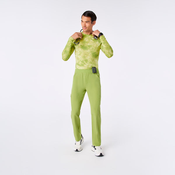 Men's Tie Dye Matcha Makato Seamless - Long-Sleeve Underscrub
