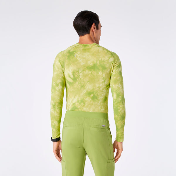 Men's Tie Dye Matcha Makato Seamless - Long-Sleeve Underscrub
