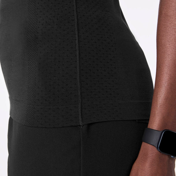 Women's Black Salta  - Short-Sleeve Underscrub