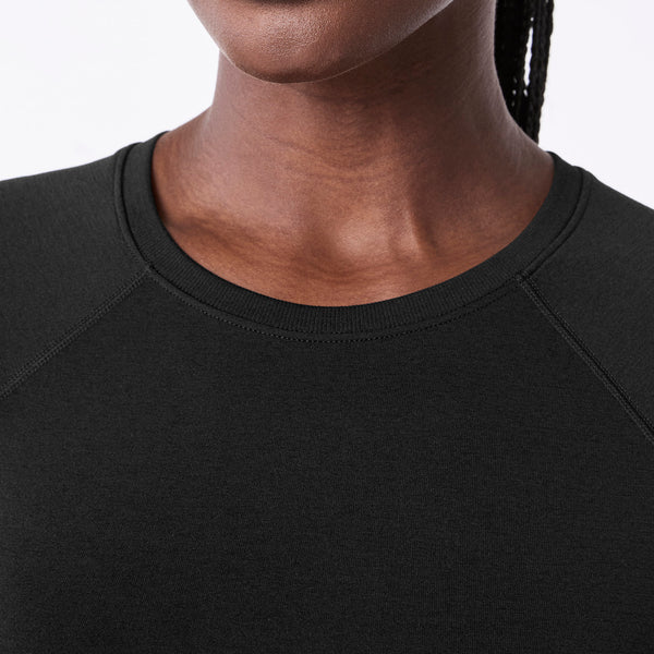 Women's Black Salta  - Short-Sleeve Underscrub