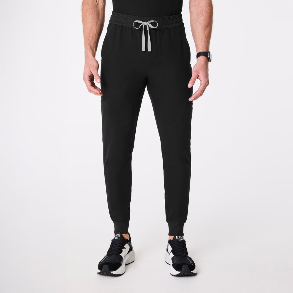 men's Black Adrian Slim - Jogger Scrub Pant