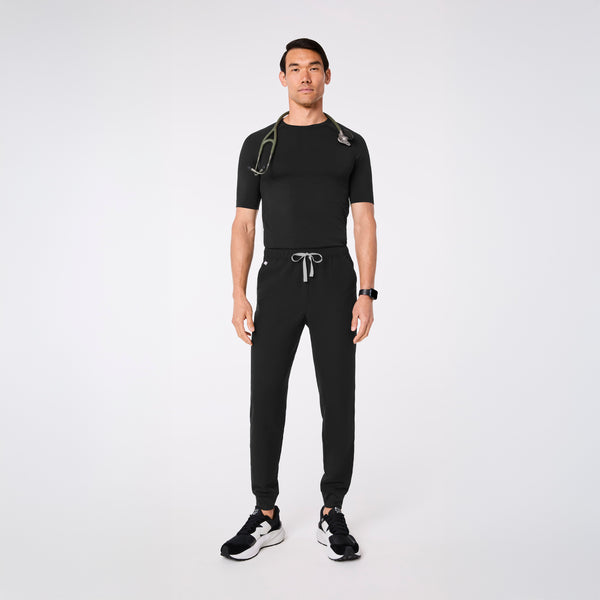 men's Black Makato Seamless - Shortsleeve Underscrub