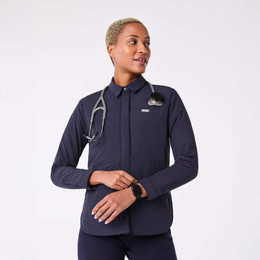 women's Navy On-Shift Float - Shacket™