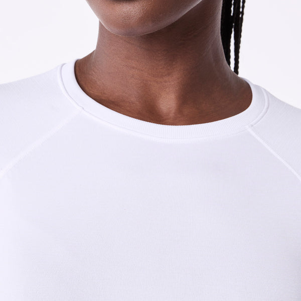 Women's White Salta  - Short-Sleeve Underscrub