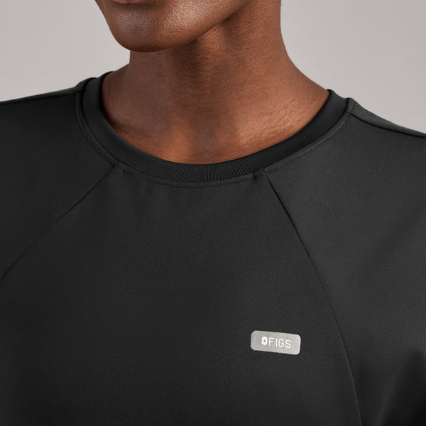 Women's Black Alice FORMx™ Slim Crewneck - Scrub Top