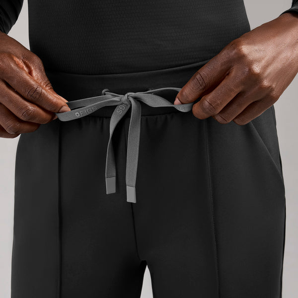 Women's Black Piedra High-Rise FORMx™ Straight-Leg - Petite Scrub Pant