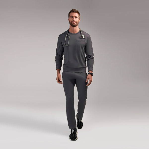 Men's Charcoal Destin FORMx Relaxed Long-Sleeve - Scrub Top™