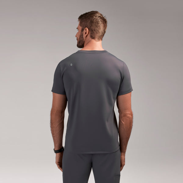 Men's Charcoal Logan FORMx V-Neck - Scrub Top™