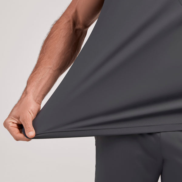 Men's Charcoal Logan FORMx V-Neck - Scrub Top™