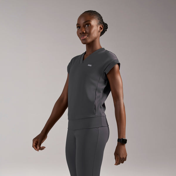 Women's Charcoal Mira FORMx Banded - Scrub Top™