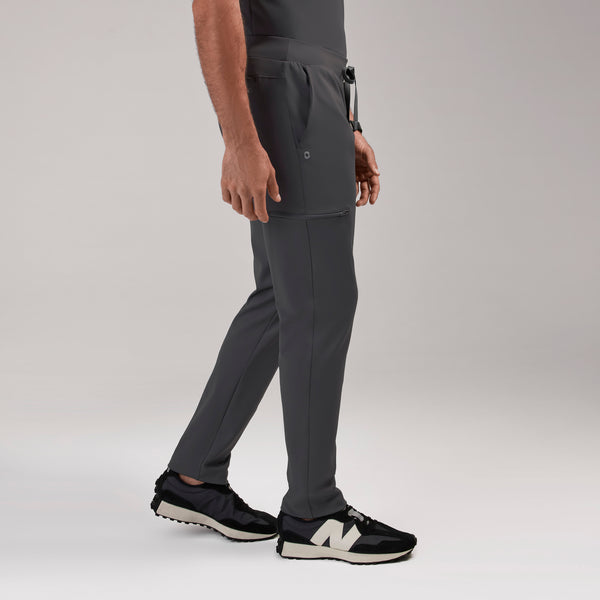 Men's Charcoal Pierre FORMx Slim Tapered - Short Scrub Pant™