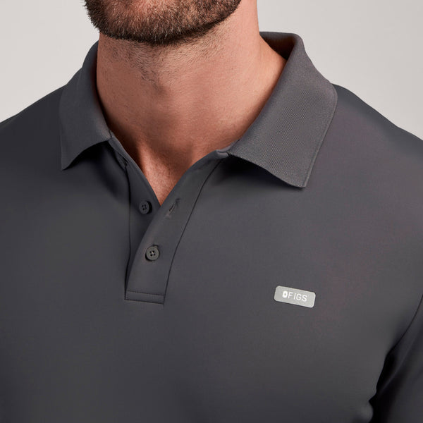 Men's Charcoal Rocco FORMx™ Polo - Scrub Top