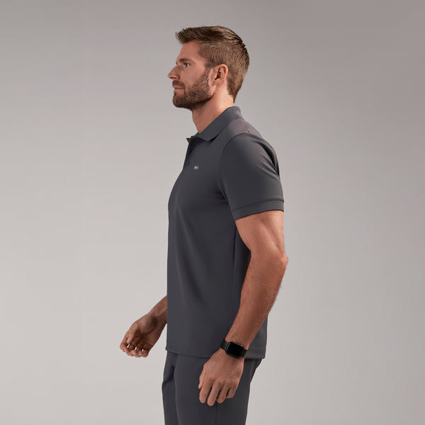 Men's Charcoal Rocco FORMx™ Polo - Scrub Top
