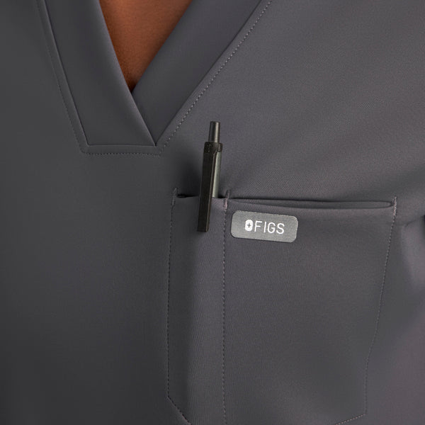 Women's Charcoal Sona FORMx Slim - Scrub Top™