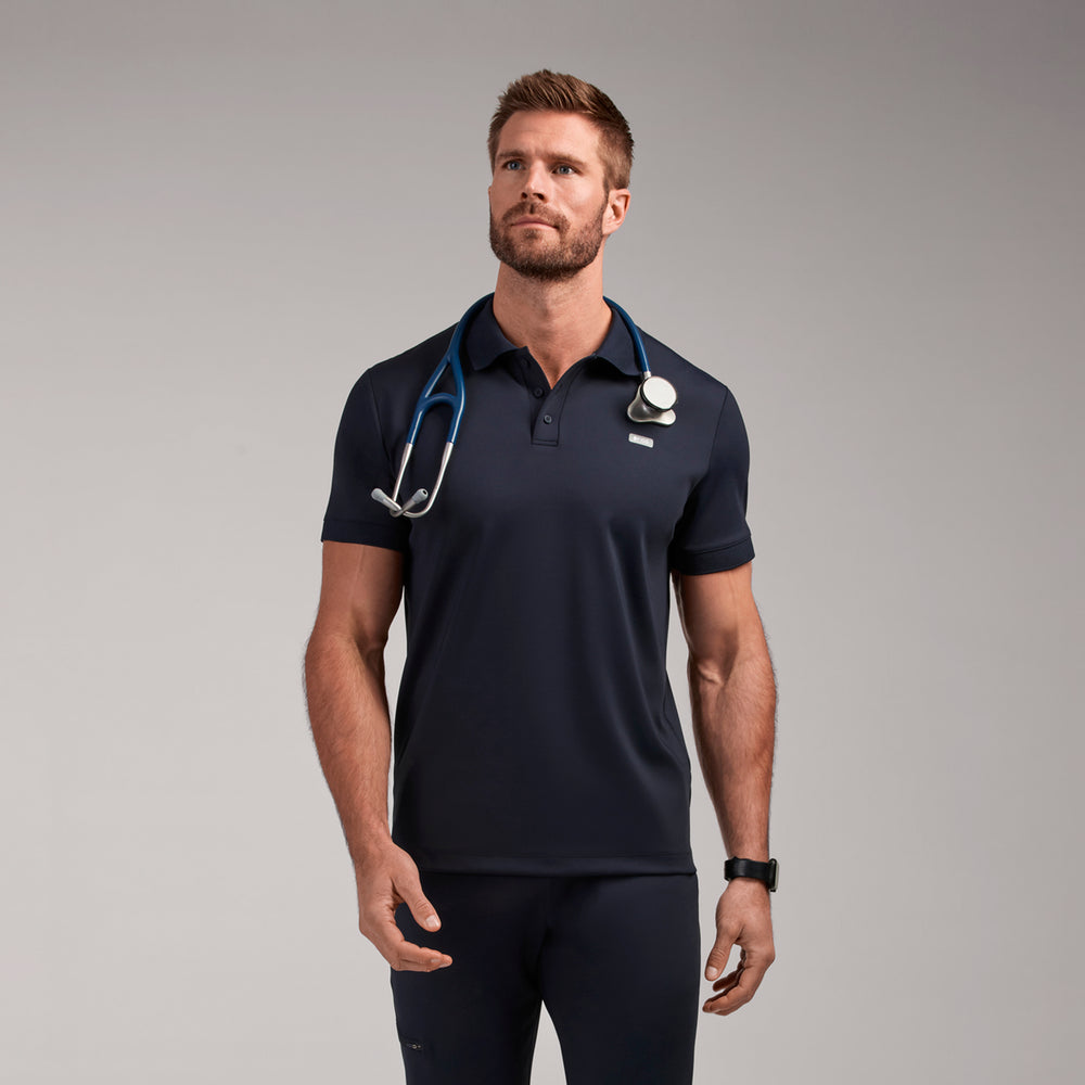 men's Navy Rocco FORMx™ Polo - Scrub Top
