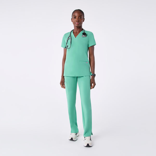 Women's Surgical Green Casma -  Scrub Top™