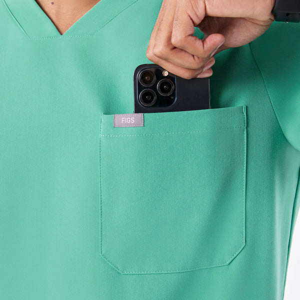 Men's Surgical Green Chisec -  Scrub Top™