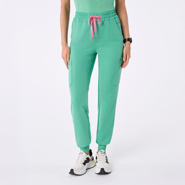 Women's Surgical Green Uman High-Rise - Jogger Scrub Pant