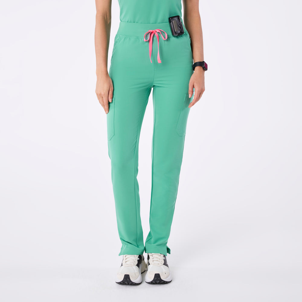 women's Surgical Green High Waisted Yola - Skinny Scrub Pant™