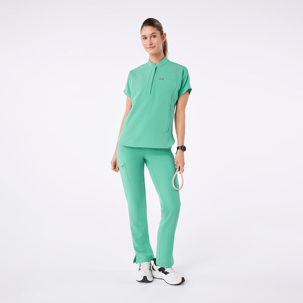 Women's Surgical Green Montex Relaxed Scrub Top