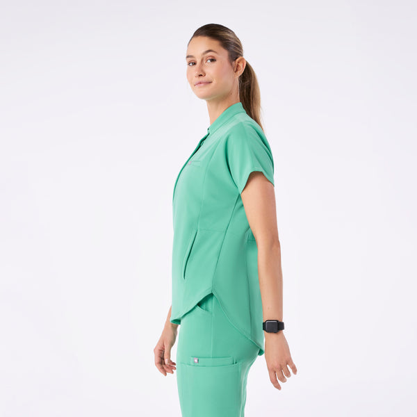 Women's Surgical Green Montex Relaxed Scrub Top