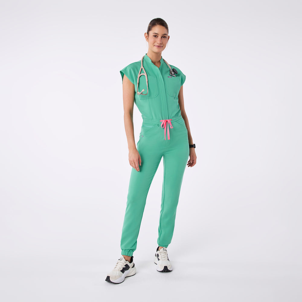women's Surgical Green Rafaela Cargo Jogger - ScrubJumpsuit™