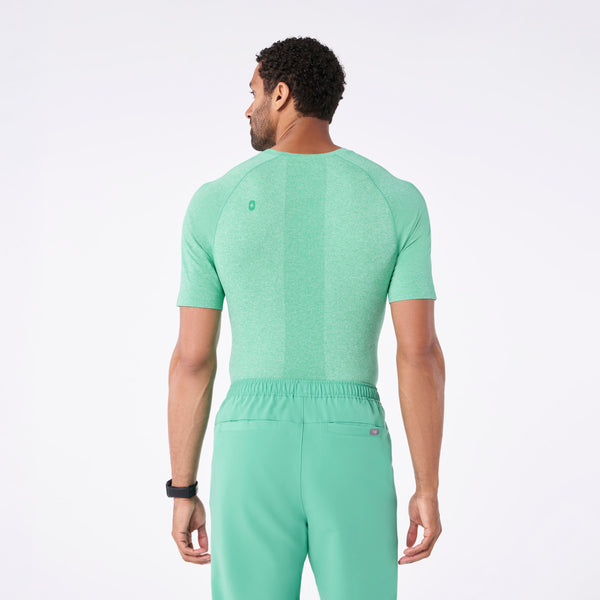 Men's Surgical Green Makato Seamless - Short-Sleeve Underscrub