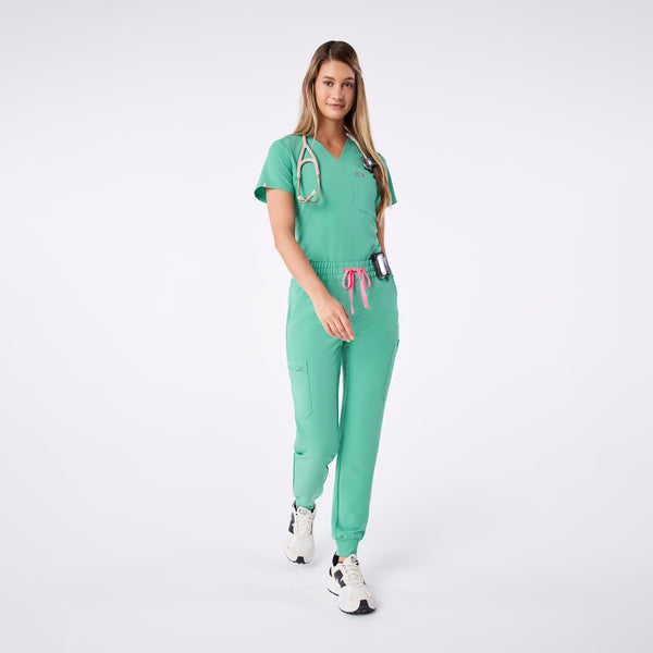 Women's Surgical Green Uman - Jogger Scrub Pant