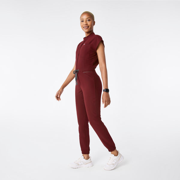 Women's Burgundy Rafaela Jogger - Tall ScrubJumpsuit™
