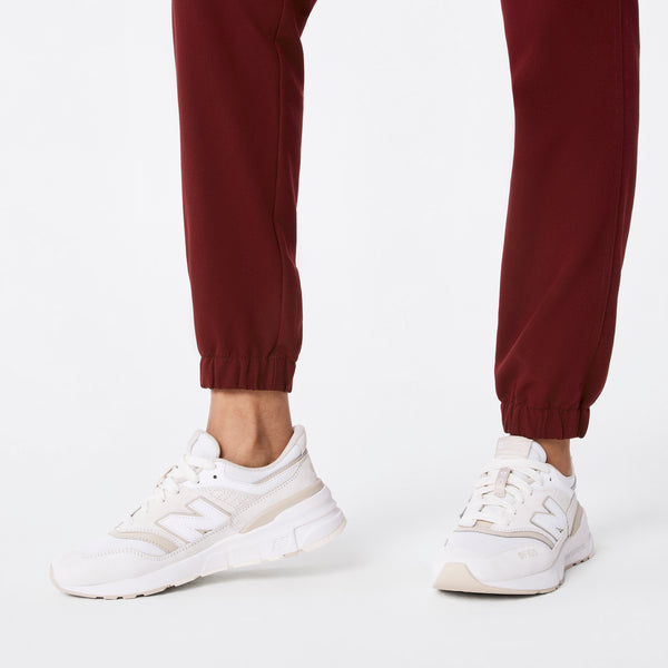 Women's Burgundy Rafaela Jogger - ScrubJumpsuit™