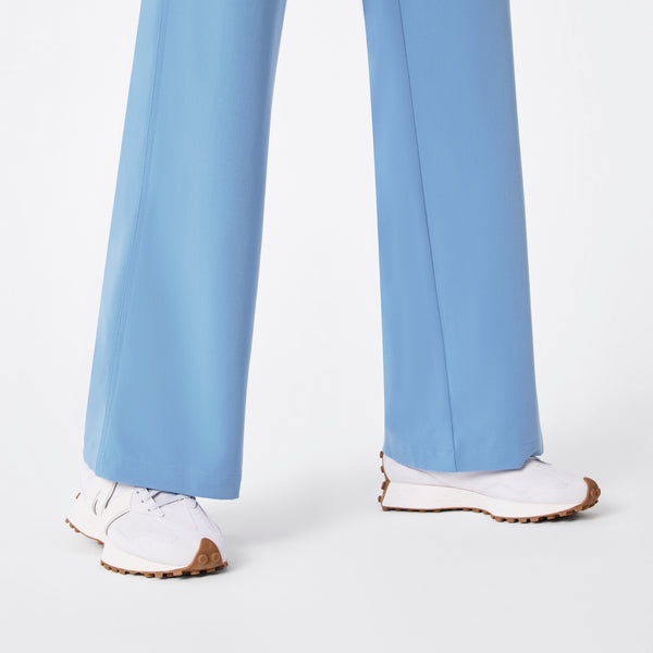 Women's Ceil Blue Rafaela Wide-Leg - Petite ScrubJumpsuit™