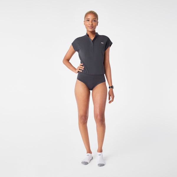 Women's Charcoal Rafaela Brief Scrubbodysuit™